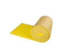 Pannelli in schiuma acustica Pannello a nido d'ape da 50x200 cm for studio, KTV e ufficio, trattamento for pareti con isolamento acustico ad alta densità(Yellow,3.5cm)