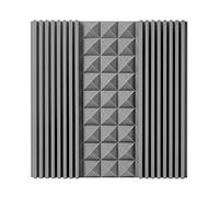 Pannelli in schiuma acustica, set di pannelli in schiuma acustica, ispessimento riduzione rumore fonoassorbente cotone cuneo trattamento acustico piastrelle decorative for ufficio sala riunioni parete