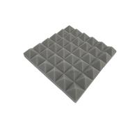 Pannelli in schiuma fonoassorbenti for pareti Art 12 pollici, pannelli fonoassorbenti blu nero rosso, pannelli fonoassorbenti soffitto 1 pz(GRAY)