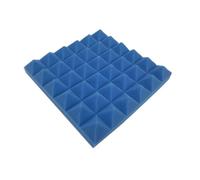 Pannelli in schiuma fonoassorbenti for pareti Art 12 pollici, pannelli fonoassorbenti blu nero rosso, pannelli fonoassorbenti soffitto 1 pz(Blue)