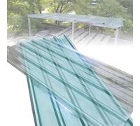 Pannelli isolanti ondulati trasparenti, 1 mm di spessore, resistenti alla luce diurna, impermeabili ed efficienti dal punto di vista energetico, per garage, baldacchino, balcone e posto auto coperto