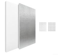 Pannelli isolanti per condizionatori d'aria per finestre con strisce riflettenti di tenuta in alluminio per modelli 5000-22000 BTU, scudo termico antipolvere (B)