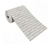 Pannelli Isolanti Termici per Interni Decorativi,Scudo Termico In Schiuma Da 3mm Con Rivestimento Impermeabile, Carta Da Parati Rimovibile E Riutilizzabile Per Pareti Irregolari(Gray,70CMX600CM)