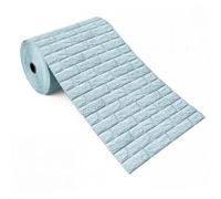 Pannelli Isolanti Termici per Interni Decorativi,Scudo Termico In Schiuma Da 3mm Con Rivestimento Impermeabile, Carta Da Parati Rimovibile E Riutilizzabile Per Pareti Irregolari(Blue,70CMX500CM)