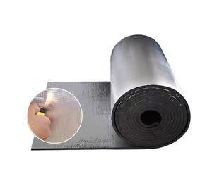 Pannelli Isolanti Termici per Porte, Autoadesivo Nucleo Isolante in Schiuma, Spessore di 5 mm Ignifugo Barriera al Vapore Isolamento Termico Esterno, Pannello Alluminio per Termosifoni ( Size : 1mx2m