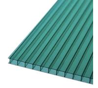 Pannelli isolati in policarbonato, copertura a doppia parete trasparente durevole per agricoltura e giardinaggio, ideale per uso esterno