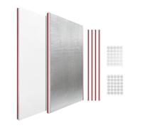 Pannelli laterali AC per finestre, in schiuma impermeabile con pellicola adesiva, kit di isolamento CA per casa, appartamento, ufficio, camera d'albergo, condominio, aula officina
