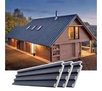 Pannelli laterali for tetti, 3 pezzi, resistenti alle intemperie, tegole, pannelli for tetti lunghi da 0,8 a 1,5 m/cappuccio di colmo(L 1.4m/4.6ft)