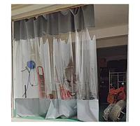 Pannelli laterali in PVC trasparente, impermeabili, con occhielli, per veranda, pergola, patio, gazebo e giardino, dimensioni 210 x 220 cm