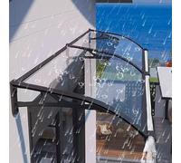 Pannelli laterali per gazebo, impermeabili, trasparenti, pannelli laterali per gazebo per pergola e veranda da esterno, telone resistente con occhielli