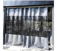 Pannelli laterali per gazebo, impermeabili, trasparenti, pannelli laterali per gazebo per pergola e veranda da esterno, telone resistente con occhielli