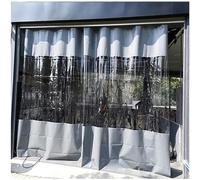Pannelli laterali per gazebo, impermeabili, trasparenti, per pergole e verande, resistente, resistente alle intemperie, con occhielli, protezione resistente