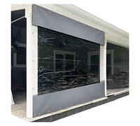 Pannelli laterali per pergola, impermeabili, trasparenti, resistenti alle intemperie, con occhielli, per veranda, gazebo e per esterni, tende perfette