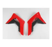 Pannelli Laterali Radiatore UFO Originale 2017 Rosso/Nero Honda crf450r per