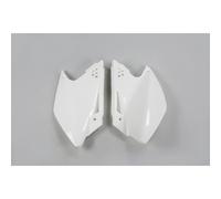 Fiancatine lat Ufo Kawasaki KXF 250 2006-2008 bianco