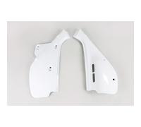 Plastiche laterali portanumero Honda Xr 600 1988 - 2000 coppia Ufo Plast bianco