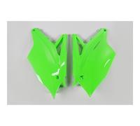 UFO PLAST fiancatine laterali verde fluoro Kawasaki KXF 450 2016-2018