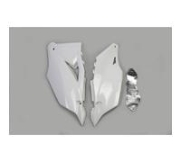 Fiancatine lat Ufo Kawasaki KXF 250 2021-2022 bianco