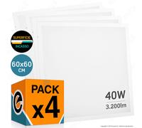 PANNELLI LED 60x60 29W 36W 40W 45W 50W da INCASSO o SUPERFICIALE e SOSPENSIONE