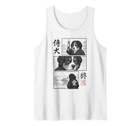 Pannelli Manga Guerriero Samurai Bovaro del Bernese per amanti dei cani Canotta