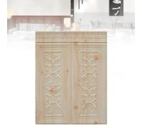 Pannelli murali in legno a listelli spessi, moderni pannelli murali 3D