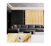 Pannelli murali in marmo staccabili e attaccabili, carta da parati in piastrelle paraschizzi resistente al calore, adesivo murale in schiuma di PVC for pareti TV di(H,40x300cm/1.3x9.84ft)