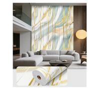 Pannelli murali in marmo staccabili e attaccabili, carta da parati in piastrelle paraschizzi resistente al calore, adesivo murale in schiuma di PVC for pareti TV di(A,120x300cm/3.94x9.84in)