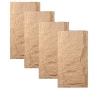 Pannelli murali in pietra artificiale da 4 pezzi da 47,2''x23,6'', pannelli murali in PU facili da installare, adatti for uffici e sale espositive(4PCS Beige)