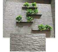 "pannelli murali pannelli parete" Pannelli Murali 3D Grigi Per L'arredo Urbano, Effetto Pietra - Pannelli Di Rivestimento Murale Spessi 3 Cm - Piastrelle Murali Per Uffici, Case, Ristoranti(1 pc)
