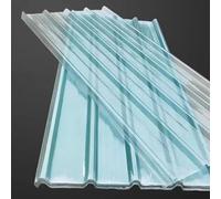 Pannelli ondulati trasparenti per tetti, 1,2 mm, protezione UV, fogli FRP per illuminazione diurna del tetto, pannelli trasparenti antipioggia, 4 pezzi