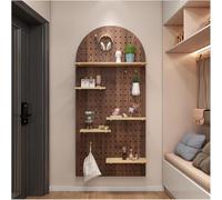 Pannelli organizer da parete in legno massello con pioli kit di combinazione per artigianato da parete banco da lavoro garage cucina ufficio espositore da parete scaffale modulare combinazione