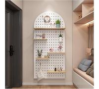 Pannelli organizer da parete in legno massello con pioli kit di combinazione per artigianato da parete banco da lavoro garage cucina ufficio espositore da parete scaffale modulare combinazione
