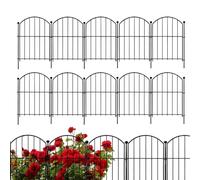 Pannelli per recinzione da giardino: bordi da giardino in metallo esterno, recinzione per barriera per animali all'aperto | Pannello per bordi in filo antiruggine Recinzione, pannelli di recinzione