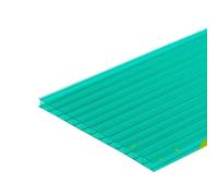 Pannelli per serre in policarbonato, lastre trasparenti rinforzate a doppia parete per scaffali per piante