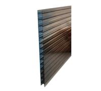 Pannelli per serre in policarbonato, lastre trasparenti rinforzate a doppia parete per scaffali per piante