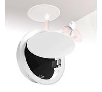 Pannelli per soffitto, pannello di accesso con pulsante, pannello di accesso al soffitto rotondo, piccolo pannello di accesso rotondo, piastra di copertura per foro di accesso a filo(45cm/17.7″)