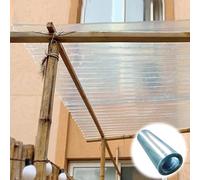 Pannelli per tetti in policarbonato, resistenti ai raggi UV, trasparenti, per serre, capannoni, tende da sole, soluzione per tetti resistente alle intemperie, copertura isolante facile da tagliare