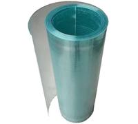 Pannelli per tetti in policarbonato trasparente da 1 mm, 2 x 2 m, protetti dai raggi UV, in plastica resistente alle intemperie, per serre, tettoie e coperture esterne, pannello acrilico facile da