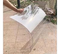Pannelli per tetti in policarbonato trasparente, spessore 1 mm, in acrilico, per pergole e serre, facili da tagliare (1,82 x 4 m)