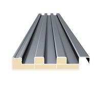 Pannelli per tetti, Pannelli for coperture in lega di alluminio, pannelli di rivestimento for coperture isolati, copertura superiore versatile for tende da sole for progetti domestici(1m/3.3ft)