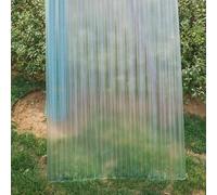 Pannelli per tetto in policarbonato trasparente, 2,5 mm, resistenti ai raggi UV, per serre, facili da tagliare, isolanti, coperture per luce diurna, disponibili in set da 10, 12, 14, 16 pezzi