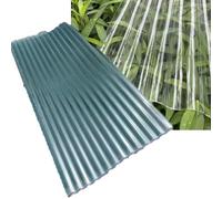 Pannelli per tetto in policarbonato trasparente, protezione UV, impermeabili, 2 mm di spessore, 90 x 100 cm e 90 x 180 cm, ideali per tettoie, rifugi all'aperto, 1 pezzo (93 x 170 cm)