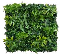 PANNELLI PIANTE ARTIFICIALI DA PARETE SIEPE SINTETICA VERDE PER INTERNO ESTERNO