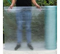 Pannelli Policarbonato per Serra, 1mm Lastra Policarbonato Trasparente per Tettoia Esterno, Coperture per Tettoie in Policarbonato(60x200cm)