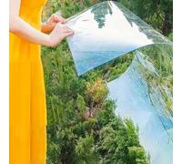 Pannelli Policarbonato Tettoie Trasparente,1,2 mm Lastra Plastica Trasparente per Serra/Pergola/Carport/Tettoia,Protezione UV, Facile da Tagliare e Installare