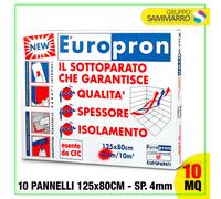 PANNELLI POLISTIROLO ISOLAMENTO TERMICO ISOLANTI PER SOFFITTO PARETE 10MQ SP 4MM