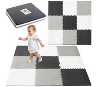 Pannelli Puzzle in Schiuma Grigi con Bordi