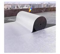 Pannelli riflettenti per radiatori, Isolamento in foglio di alluminio autoadesivo for tetti e pareti, camper, nero 1x(1-10) m 5-20mm(15mm,1x6m)