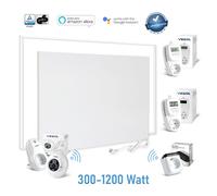 Pannelli riscaldanti a infrarossi Carbon Crystal 300-1200 W - set con termostato