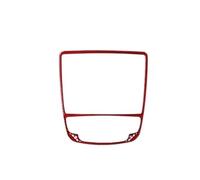Pannelli Rivestimento Interni Per Auto Per A6 C7 A7 4G8 2012-2018 Adesivo Per Pannello Del Cambio Della Console Centrale In Fibra Di Carbonio(Carbon Fiber Red)